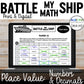 Place Value Activity | Battle My Math Ship Game | Print and Digital